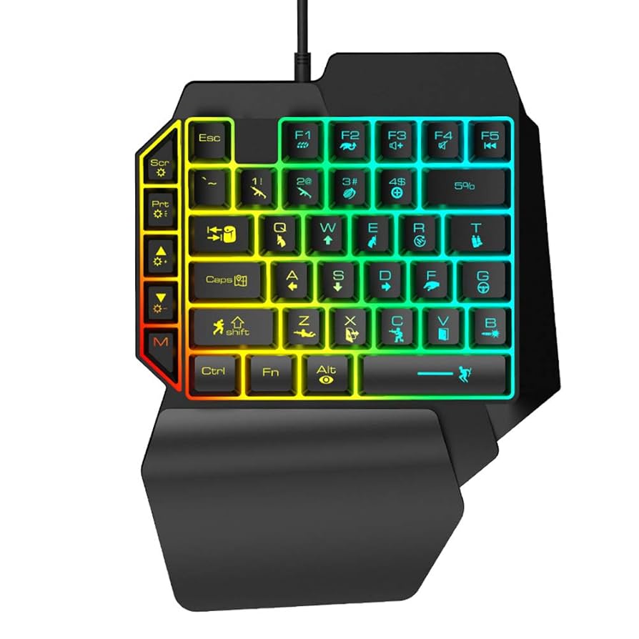 【MAKUAKE】Runelves ZEYI 左手用メカニカルキーボード 作業効率に革命を，効率が劇的に向上！左手用メカニカル